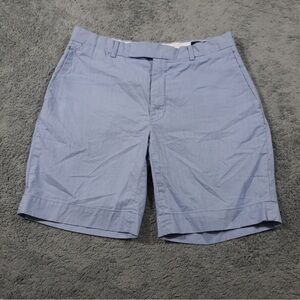 Polo Ralph Lauren light blue striped chino shorts